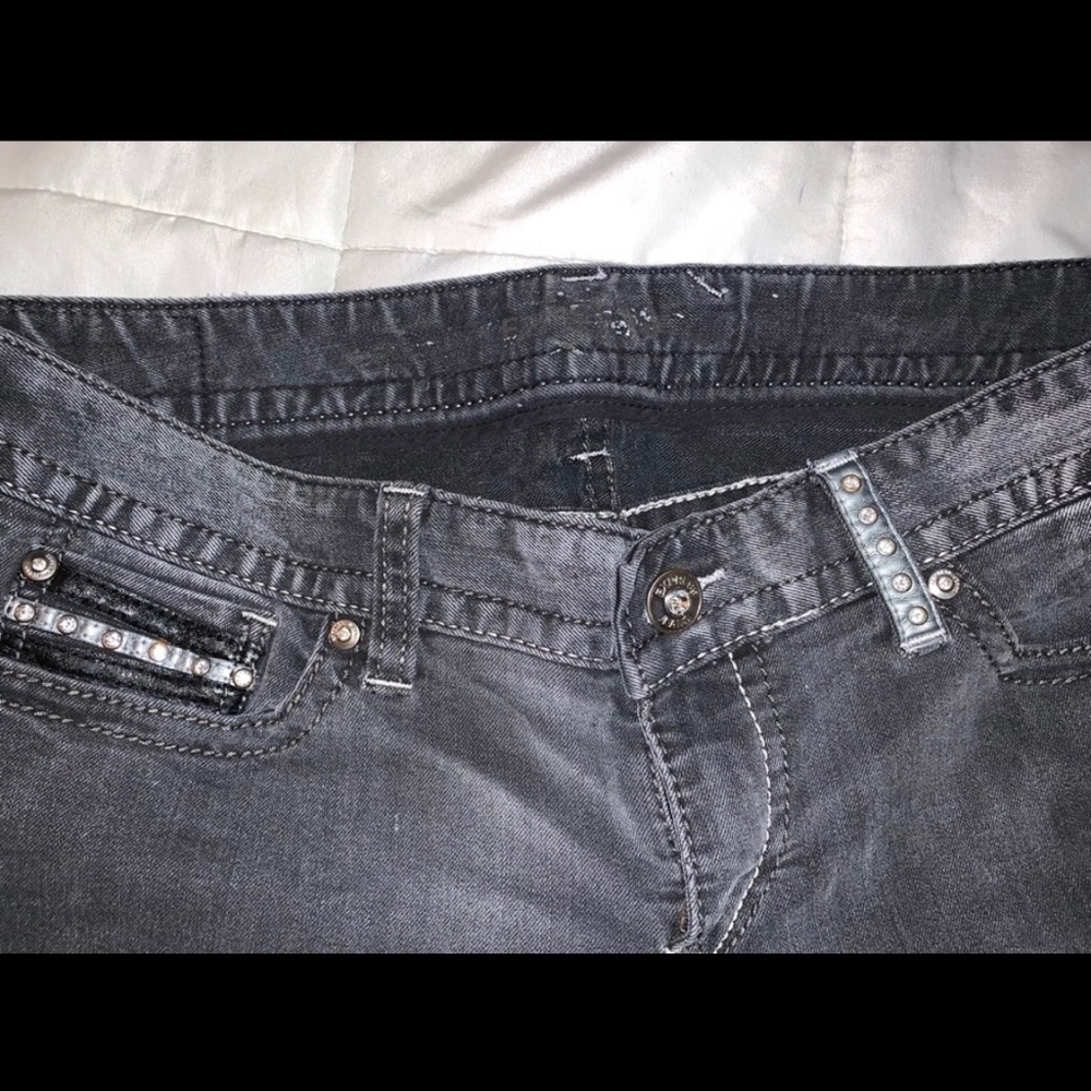 Express grey skinny jeans 12 - Picture 2 of 7